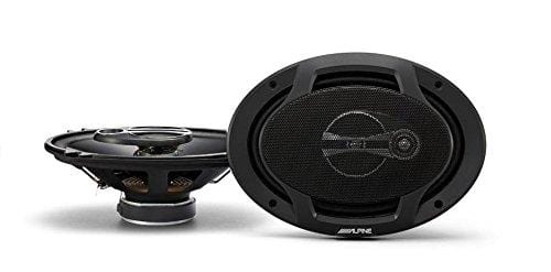 Alpine SPJ-691C3 Alpine 6 x 9 Inches Coaxial 3-Way Speaker, Set of 2