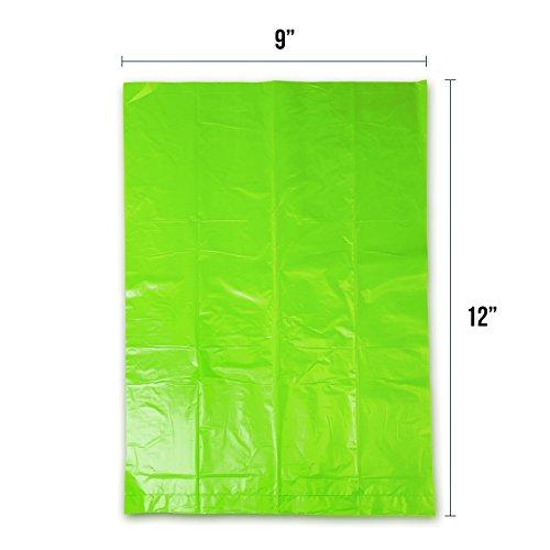 Gorilla Supply 1000 Green Dog Pet Poop Bags, EPI Technology, 50 Refill Rolls