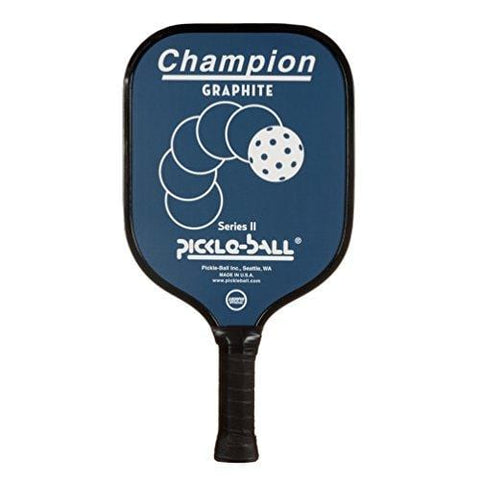 Pickleball, Inc. Vintage Champion Pickleball Paddle (Blue, Thin Grip - 4")