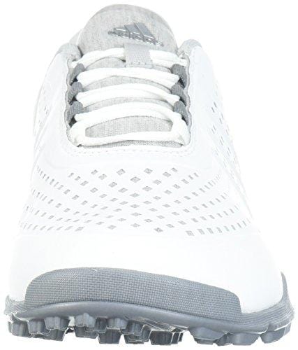 adidas Women's Adipure Sport Golf Shoe, White/Grey, 7.5 Medium US [product _type] adidas - Ultra Pickleball - The Pickleball Paddle MegaStore