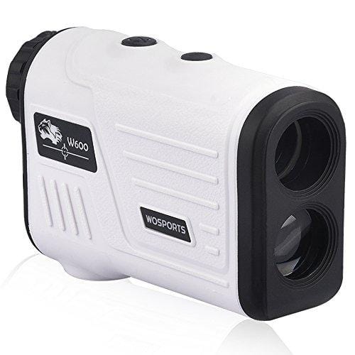 Golf Rangefinder, Laser Range Finder with Slope, Golf Trajectory Mode, Flag-Lock and Distance/Speed/Angle Measurement - Golf Scope (White)