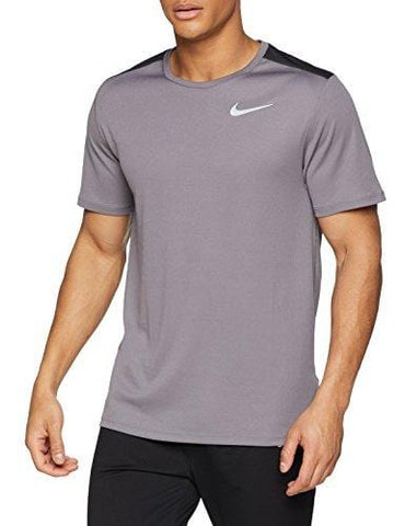 Nike Men's Breathe Running T-Shirt(Gunsmoke/Anthracite, XXL)