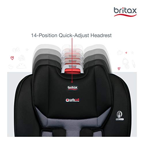 Britax Marathon ClickTight Convertible Car Seat - 1 Layer Impact Protection, Ashton [Amazon Exclusive]