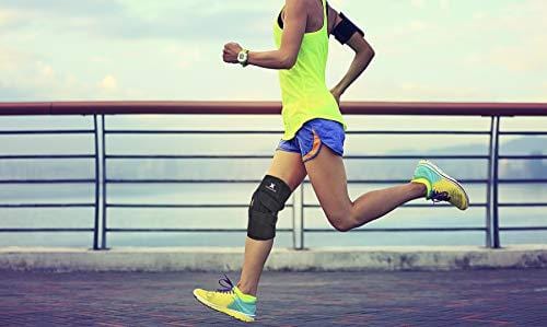 Thx4 Copper Knee Brace Support, Open Patella Side Stabilizers – for Swollen ACL, Meniscus Injuries, Arthritis, Tendonitis, Joint Pain Relief with Adjustable Compression Wrap