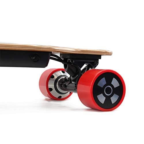 Alouette Phoenix Ryders Electric Skateboard Longboard 4.4AH Lithium Battery,Dual Motor Each 250W, 32 Inches Maple with Remote Control