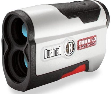Bushnell Tour V3 Slope Edition Golf Laser Rangefinder, White