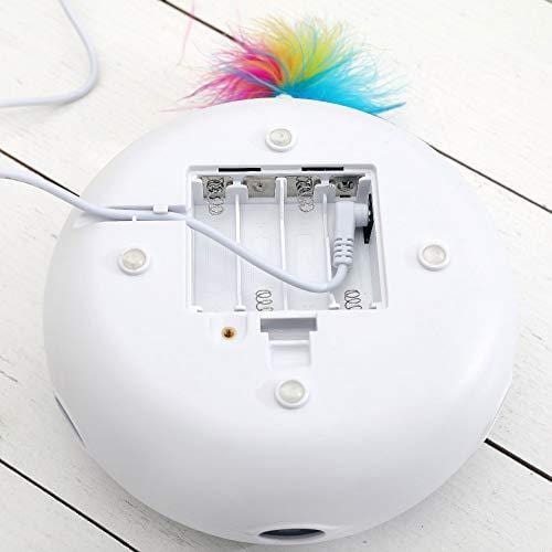 Interactive Cat Feather Toys, Automatic Electric Catching Mouse Toy Adjustable Toy Interactive Toy for Cat or Kitten (Toy 1) - Ultra Pickleball