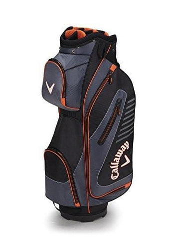 Callaway Golf 2017 Capital Cart Bag, Black/Charcoal/Orange