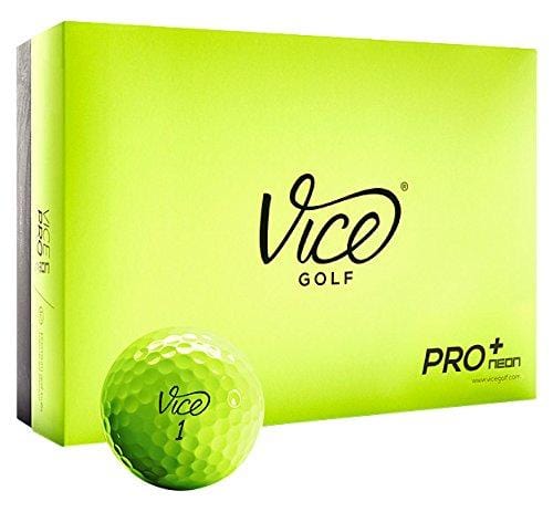 Vice Pro Plus Golf Balls, Lime (One Dozen)