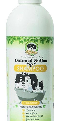 Natural Hypoallergenic Oatmeal Dog Shampoo: Itchy Dry Sensitive Skin Dandruff Wash For Large & Small Breed Adult & Puppy Dogs - Deodorizing & Moisturizing Aloe Pet Hair Grooming Formula - Cruelty Free