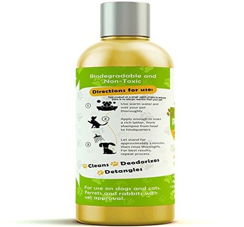 Pro Pet Works All Natural Oatmeal Dog Shampoo + Conditioner for Dogs, Cats and Small Animals-Hypoallergenic and Soap Free Blend with Aloe for Allergies & Sensitive Skin- 17oz