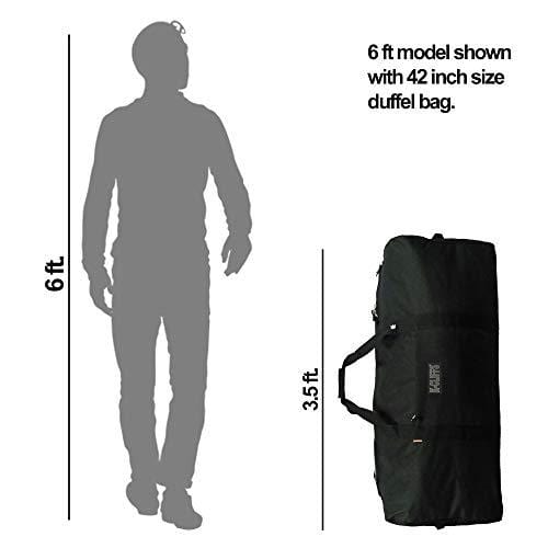 K-Cliffs Heavy Duty Cargo Duffel Large Sport Gear Equipment Travel Bag Rooftop Rack Bag By Praise Start