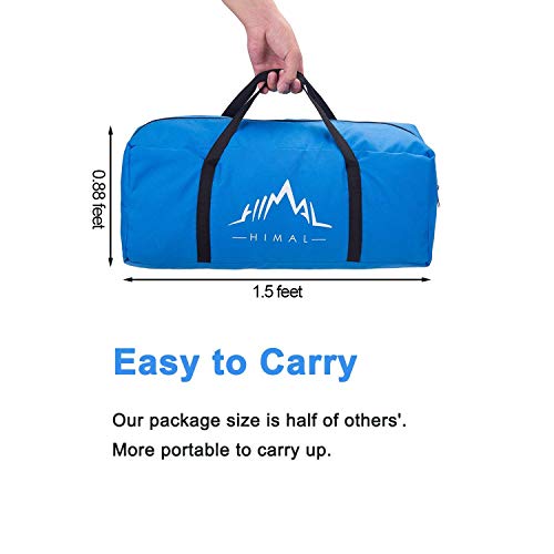 Himal Portable Assemble PVC Framed Corn Hole Outdoor Game Set with 8 Bean Bags and Carrying Case (3 x 2-feet)