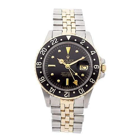 Rolex GMT Master Mechanical (Automatic) Black Dial Mens Watch 16753 (Certified Pre-Owned)