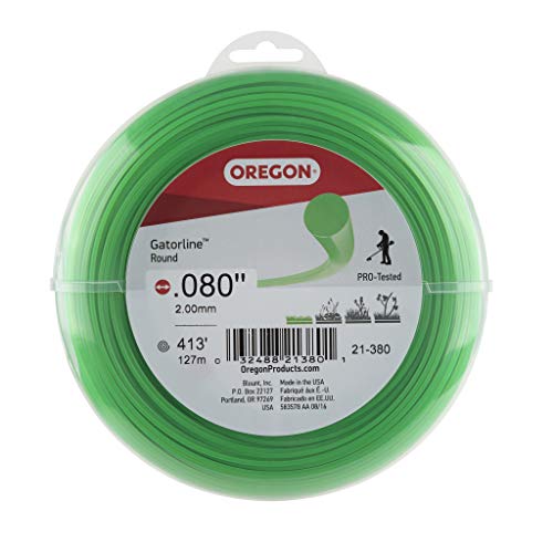 Oregon 21-380 Gatorline 1-Pound Coil of .080-Inch-by-413-Foot Round String Trimmer Line