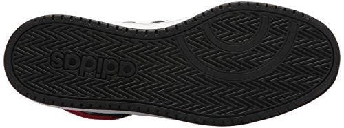 adidas Men's VS Hoops Mid 2.0, Core Black/White/Scarlet, 10.5 M US
