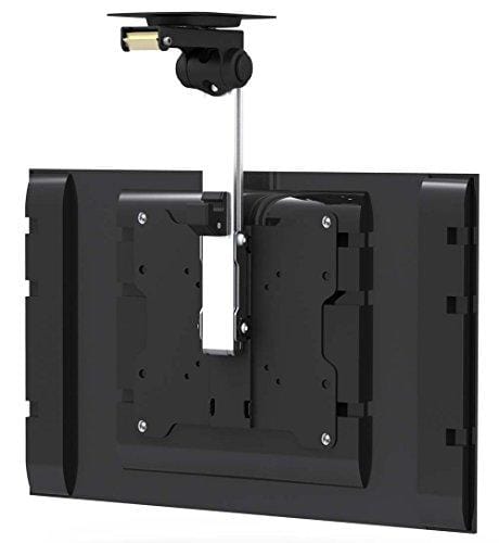 InstallerParts 17"-37" TV Aluminum Ceiling Folding TV Mount for Under Cabinet, RV TV Mount and is a Retractable Mount