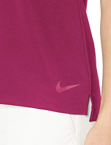 Nike Women's Dry Polo Sleeveless, True Berry/True Berry, Medium