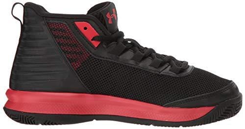 Under Armour Boys' Pre School Jet 2018 Basketball Shoe, Black (001)/Red, 13.5K M US Little Kid