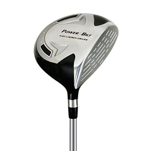 Powerbilt Junior Kids Boy's Ages 9-12 Golf Club Set, Left Hand, Silver