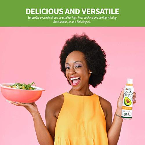 Chosen Foods 100% Pure Avocado Oil Spray 6 oz., Non-GMO, 500° F Smoke Point, Propellant-Free, Air Pressure Only for High-Heat Cooking, Baking and Frying