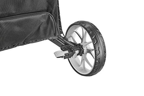 CaddyTek Explorer V8 - SuperLite 4 Wheel Golf Push Cart, Explorer Version 8, Silver [product _type] CaddyTek - Ultra Pickleball - The Pickleball Paddle MegaStore