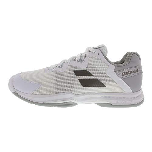 Babolat Women`s SFX 3 All Court Tennis Shoes White and Silver (9.5 - TennisExpress)