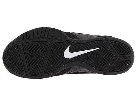 Nike Mens Air Baseline Low Basketball Shoes-Black/Black-White-13