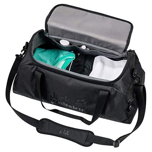 Jack Wolfskin Action Bag 45l Sports Duffle Bag, Black