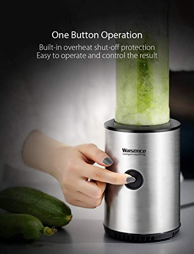 Smoothie Blender, 30000 RPM/Min Personal Blender with 4 Different Edges Stainless Steel, BPA-Free Tritan Travel Cups with Protective Sleeve, 300W, Willsence