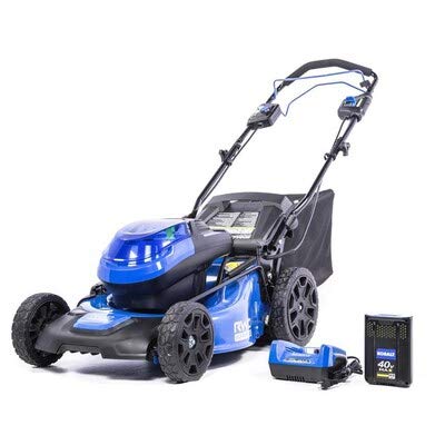 KT Kobalt 40-Volt Max Brushless Lithium Ion Self-Propelled 20-in Cordless Electric Lawn Mower (Battery Included)