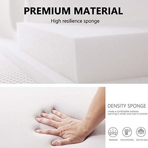 Large Dog Bed Crate Pad Dog Mat Mattress Pet Beds Foam Cushion with Washable Cover Anti-Slip 39.37"