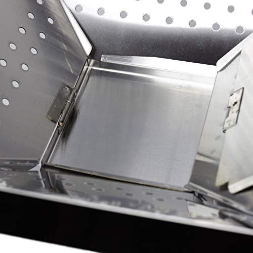 Portable Charcoal Grill for Camping Cooking with Carry Bag Small BBQ Pit Stainless Steel Mini Folding Grilling Stove for Travel, Picnic, RV, Fishing, Hunting or Job Site