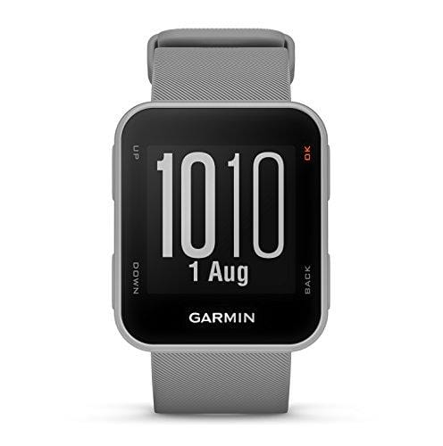 Garmin Approach S10 (Powder Gray) Golf GPS Watch Power Bundle | Includes HD Screen Protectors & PlayBetter Portable Charger | 40,000 Pre-Loaded Worldwide Courses, Simple Golf GPS Watch