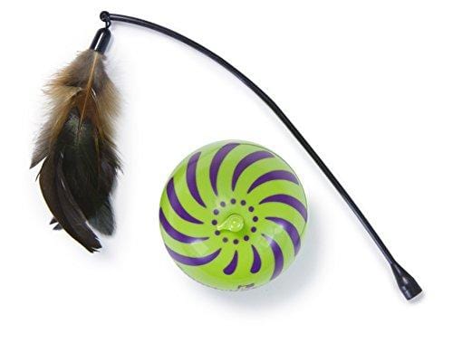 SmartyKat Feather Whirl Electronic Motion Cat Toy, As Seen On TV