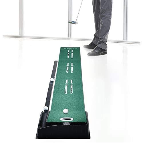 Champkey Alignment Golf Putting Mat(9 feet x 16 Inches) | Premium Mat with Ball Return,Include 3 Golf Balls [product _type] Champkey - Ultra Pickleball - The Pickleball Paddle MegaStore