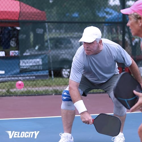 Velocity Outdoor Pickleball Balls, 3 Pack in Green - USAPA Approved Official Size and Weight 40 Hole Pickleballs