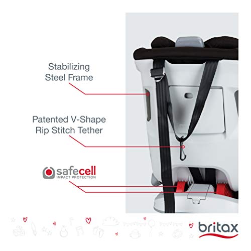 Britax Marathon ClickTight Convertible Car Seat - 1 Layer Impact Protection, Ashton [Amazon Exclusive]