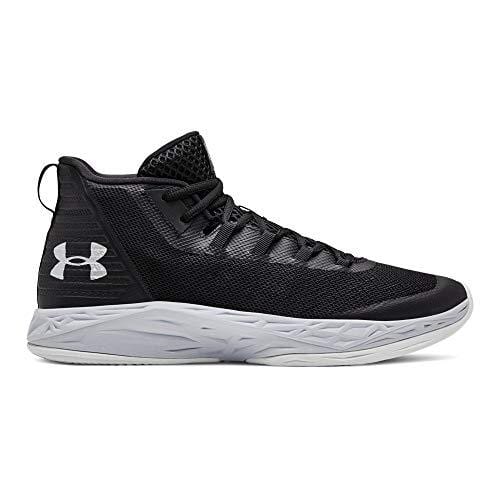 Under Armour Men's Jet Mid Basketball Shoe, Black (003)/Mod Gray, 11 M US