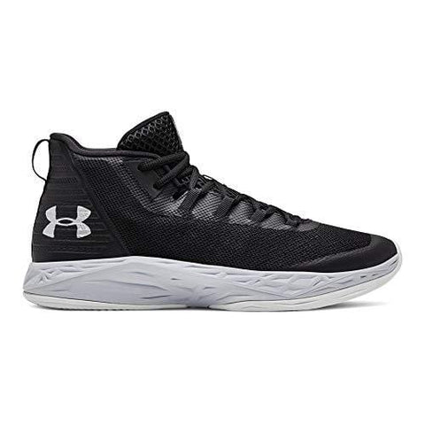 Under Armour Men's Jet Mid Basketball Shoe, Black (003)/Mod Gray, 11 M US