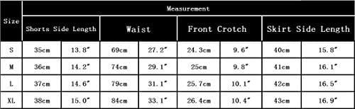 iClosam Women Skort Active Performance Lightweight Skirt for Running Tennis Golf Workout Sports (Grey, XX-Large)