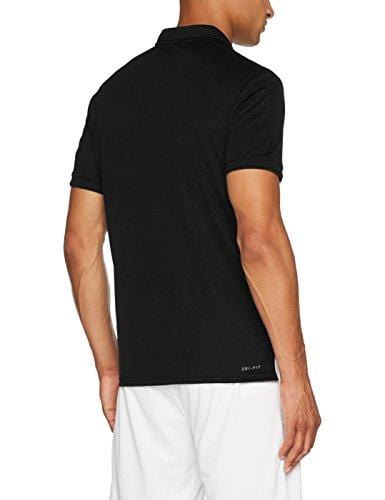 Nike Men's Court Dry Tennis Polo Black/White Size Large