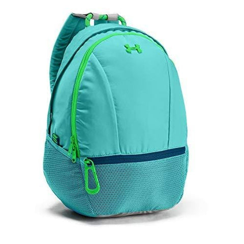 Under Armour Girls' Downtown Backpack, Tropical Tide (425)/Arena Green, One Size