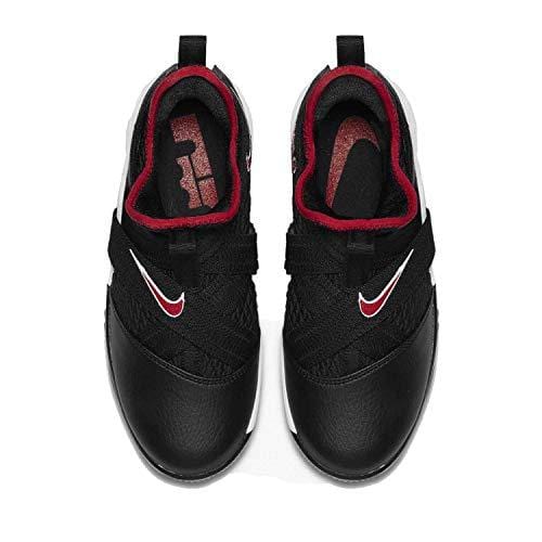 Nike Youth Lebron Soldier XII (GS) AA1352 001 Black/White/Red (5.5 M US Big Kid)