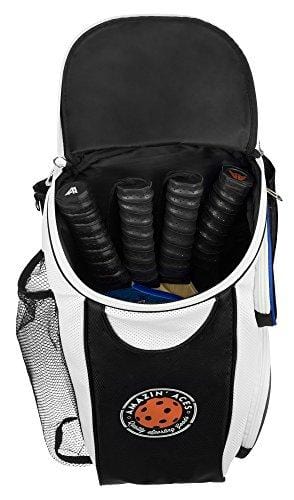 Amazin' Aces Premium Pickleball Backpack | Bag Features Pickleball Holder/Sleeve | Pack Fits Multiple Paddles | Convenient Pockets for Phone, Keys, Wallet | Padded Back & Straps for Added Comfort [product _type] Amazin' Aces - Ultra Pickleball - The Pickleball Paddle MegaStore