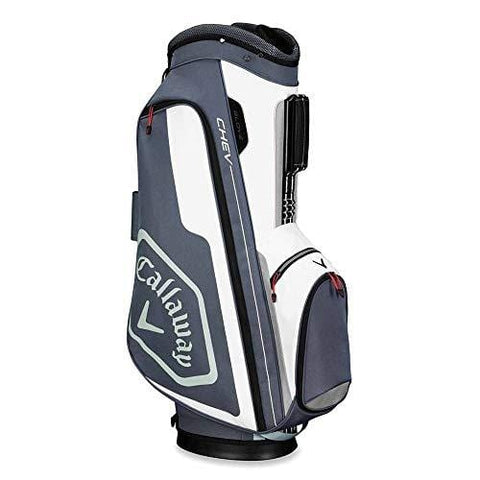 Callaway Golf 2019 Chev Cart Bag, Titanium/White/Silver [product _type] Callaway - Ultra Pickleball - The Pickleball Paddle MegaStore