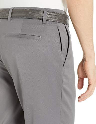 Amazon Essentials Men's Standard Straight-Fit Stretch Golf Pant, Gray, 36W x 34L