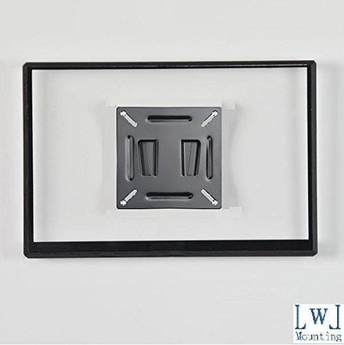 LWL Mounting RV TV Mount Bracket for 10-24 21.5 23.6 23.8 Flat Screen Kichen ViewSonic Maya Bedroom Living Dining Computer Monitors with 100x100 Loading 55lbs