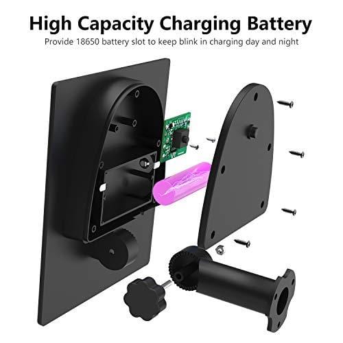 MYRIANN Solar Panel for Blink XT XT 2 Security Camera, Wall Mount Outdoor Weather Proof Solar Power Charging Panel for Blink XT XT 2 Home Security Camera System