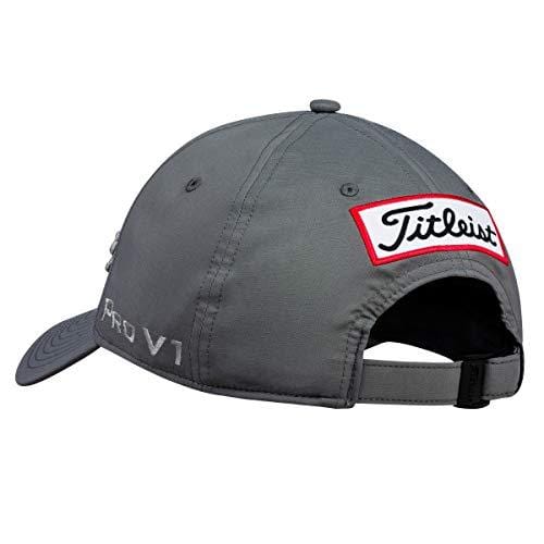 Titleist Men's Tour Performance Golf Hat, Charcoal/Grey